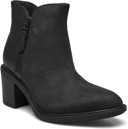 Scene Zip Shoes Boots Ankle Boots Ankle Boots With Heel Black Clarks