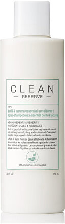 Clean Reserve Buriti & Tucuma Essential Conditi R 296 Ml Hår Conditi R Balsam Nude CLEAN*Betinget Tilbud