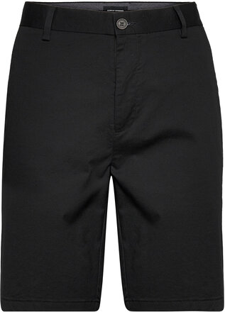 Milano Drake Stretch Shorts Bottoms Shorts Chinos Shorts Black Clean Cut Copenhagen