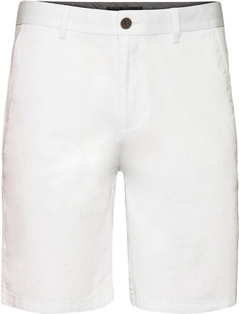 Milano Drake Stretch Shorts Bottoms Shorts Chinos Shorts White Clean Cut Copenhagen