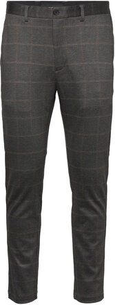 Milano Fintley Pants Bottoms Trousers Formal Grey Clean Cut Copenhagen