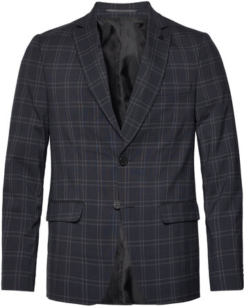 Terry Xo Blazer Suits & Blazers Blazers Single Breasted Blazers Grey Clean Cut Copenhagen