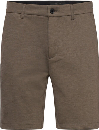 Milano Brendon Jersey Shorts Bottoms Shorts Chinos Shorts Brown Clean Cut Copenhagen