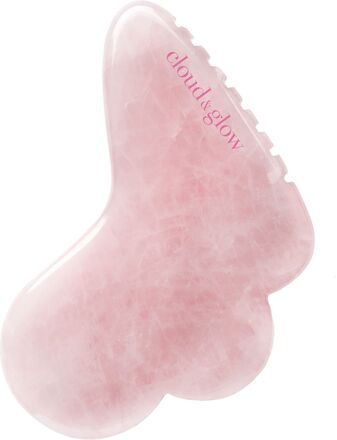 Butterfly Gua Sha Rose Quartz Beauty Women Skin Care Face Gua Sha & Face Rollers Pink Cloud & Glow