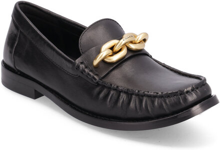 Jess Loafer Loafers Flade Sko Black Coach