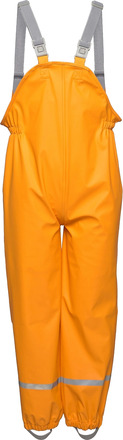 Pants Pu - W. Suspender Outerwear Rainwear Bottoms Oransje Color Kids*Betinget Tilbud