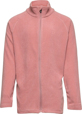 Fleece Jacket, Full Zip Outerwear Fleece Outerwear Fleece Jackets Pink Color Kids