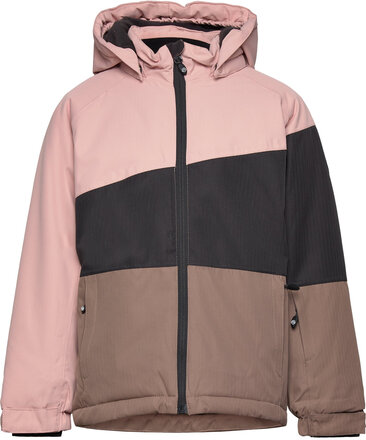 Ski Jacket - Colorblock Outerwear Jackets & Coats Winter Jackets Multi/mønstret Color Kids*Betinget Tilbud