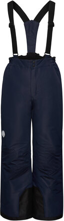 Ski Pants - Solid Outerwear Snow-ski Clothing Snow-ski Pants Navy Color Kids