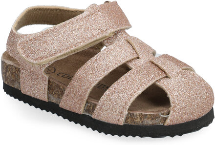 Sandals W. Toe + Velcro Strap Shoes Summer Shoes Sandals Pink Color Kids