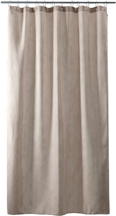 Pine Shower Curtain W/Eyelets 200 Cm Home Textiles Bathroom Textiles Shower Curtains Beige Compliments