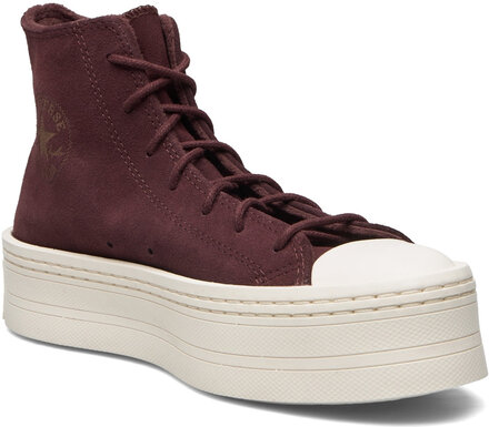 Chuck Taylor All Star Modern Lift Sport Sneakers High-top Sneakers Brown Converse