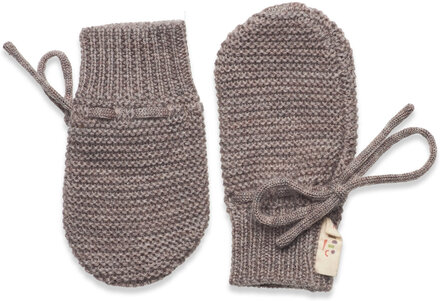 Merino Wool Knitted Baby Mittens Accessories Gloves & Mittens Mittens Beige Copenhagen Colors