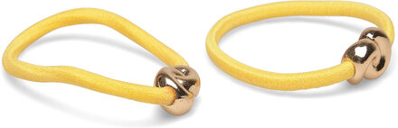 Hair Tie Big Knot Accessories Hair Accessories Scrunchies Yellow Corinne