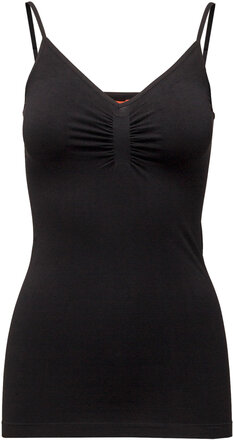 Cc Heart Seamless Camisole Tops T-shirts & Tops Sleeveless Black Coster Copenhagen