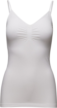 Cc Heart Seamless Camisole Tops T-shirts & Tops Sleeveless White Coster Copenhagen