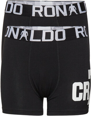 Cr7 Boys Trunk 2-Pack Night & Underwear Underwear Underpants Svart CR7*Betinget Tilbud