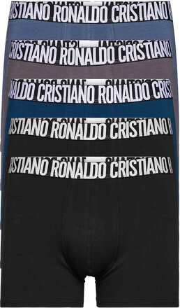 Cr7 Basic,Trunk Organic,5-Pack Boksershorts Svart CR7*Betinget Tilbud