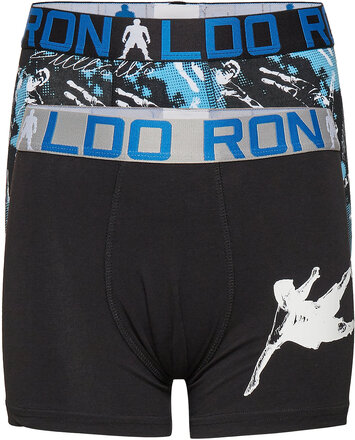 Cr7 Boys Trunk 2-Pack Night & Underwear Underwear Underpants Blå CR7*Betinget Tilbud