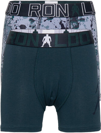 Cr7 Boys Trunk 2-Pack Night & Underwear Underwear Underpants Multi/mønstret CR7*Betinget Tilbud