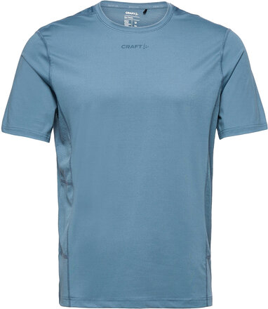 Adv Essence Ss Tee M T-shirts Short-sleeved Blå Craft*Betinget Tilbud