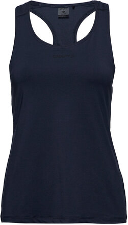 Adv Essence Singlet W Sport T-shirts & Tops Sleeveless Navy Craft