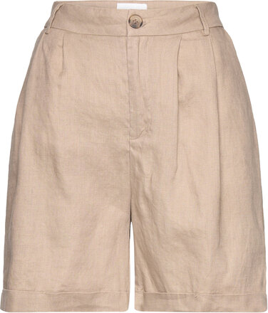 Dana Shorts Shorts Chino Shorts Beige Creative Collective*Betinget Tilbud