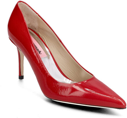 Aljo Glittery Lacquer Shoes Heels Pumps Classic Red Custommade