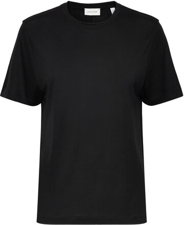 Claudia T-Shirt T-shirts & Tops Short-sleeved Svart House Of Dagmar*Betinget Tilbud