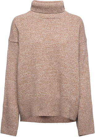 Mazzy Turtleneck Høyhalset Pologenser Beige House Of Dagmar*Betinget Tilbud