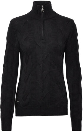 Addie Ls Pullover Unlined Høyhalset Pologenser Svart Daily Sports*Betinget Tilbud