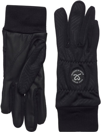 Ella Glove With Logo Sport Gloves Finger Gloves Black Daily Sports