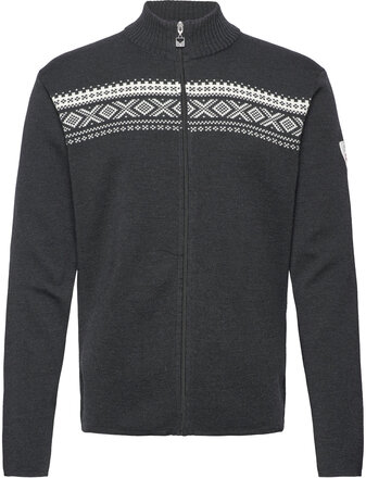 Dalestølen Masc Jacket Knitwear Full Zip Jumpers Marineblå Dale Of Norway*Betinget Tilbud