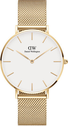 Petite 32 Evergold G White Accessories Watches Analog Watches Gold Daniel Wellington
