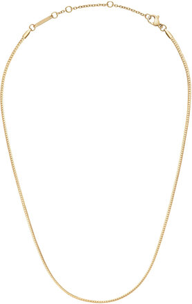 Elan Flat Chain Necklace Short G Accessories Jewellery Necklaces Chain Necklaces Gold Daniel Wellington