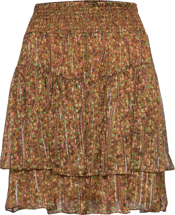 Wonderous Floral Print Skirt Kort Skjørt Multi/mønstret Dante6*Betinget Tilbud