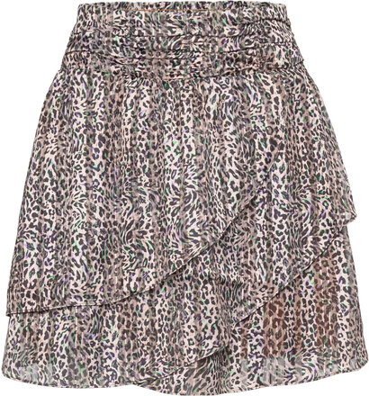Gwen Printed Mini Skirt Kort Skjørt Multi/mønstret Dante6*Betinget Tilbud
