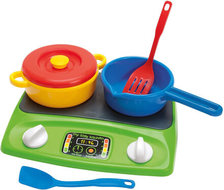 Cook & Serve Set In Net 6 Pcs Toys Toy Kitchen & Accessories Toy Kitchen Accessories Multi/mønstret Dantoy*Betinget Tilbud