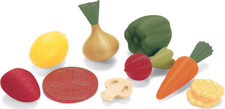 Green Garden Fruit & Vegetables In Net 10 Pcs Toys Multi/mønstret Dantoy*Betinget Tilbud