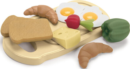 Green Garden Breakfast Platter In Net 10 Pcs Toys Creme Dantoy*Betinget Tilbud