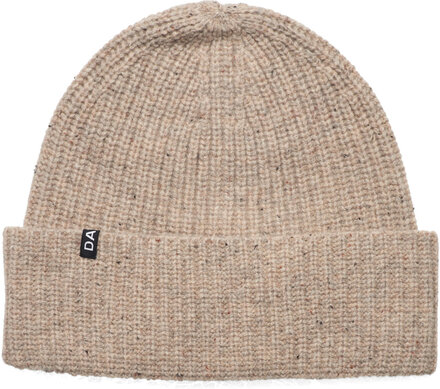 Day Pure Melange Knit Hat Accessories Headwear Beanies Beige DAY ET*Betinget Tilbud