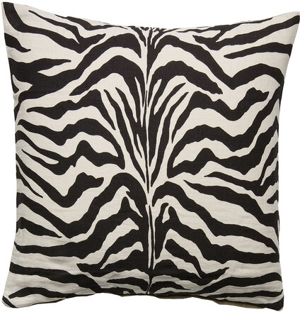 Day Cushion Zebra Linen/Canvas Home Textiles Cushions & Blankets Cushion Covers Beige DAY Home*Betinget Tilbud