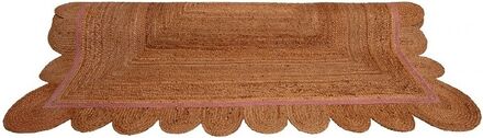 Day Scallop Orchid Home Textiles Rugs & Carpets Cotton Rugs & Rag Rugs Brown DAY Home