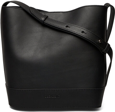 Edith Small Bucket Bag Bags Bucket Bag Black Decadent