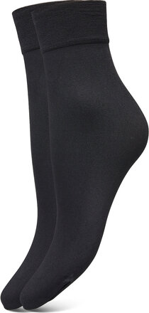 Decoy Ankle Sock Micro 2-Pk 60 Lingerie Socks Footies-ankle Socks Black Decoy