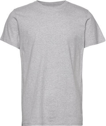 T-Shirt Stockholm Base T-shirts Short-sleeved Grå DEDICATED*Betinget Tilbud