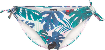 Bikini Bottom Odda Color Leaves Swimwear Bikinis Bikini Bottoms Side-tie Bikinis Multi/mønstret DEDICATED*Betinget Tilbud