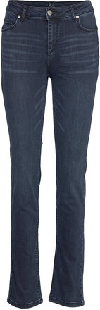 33 The Celina High Straight Custom Bottoms Jeans Straight-regular Blue Denim Hunter
