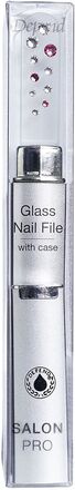 Glass Nail File Salon Pro With Case Nagelverktyg Naglar Nude Depend Cosmetic
