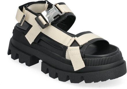 Road Sandal Shoes Summer Shoes Platform Sandals Black Desigual